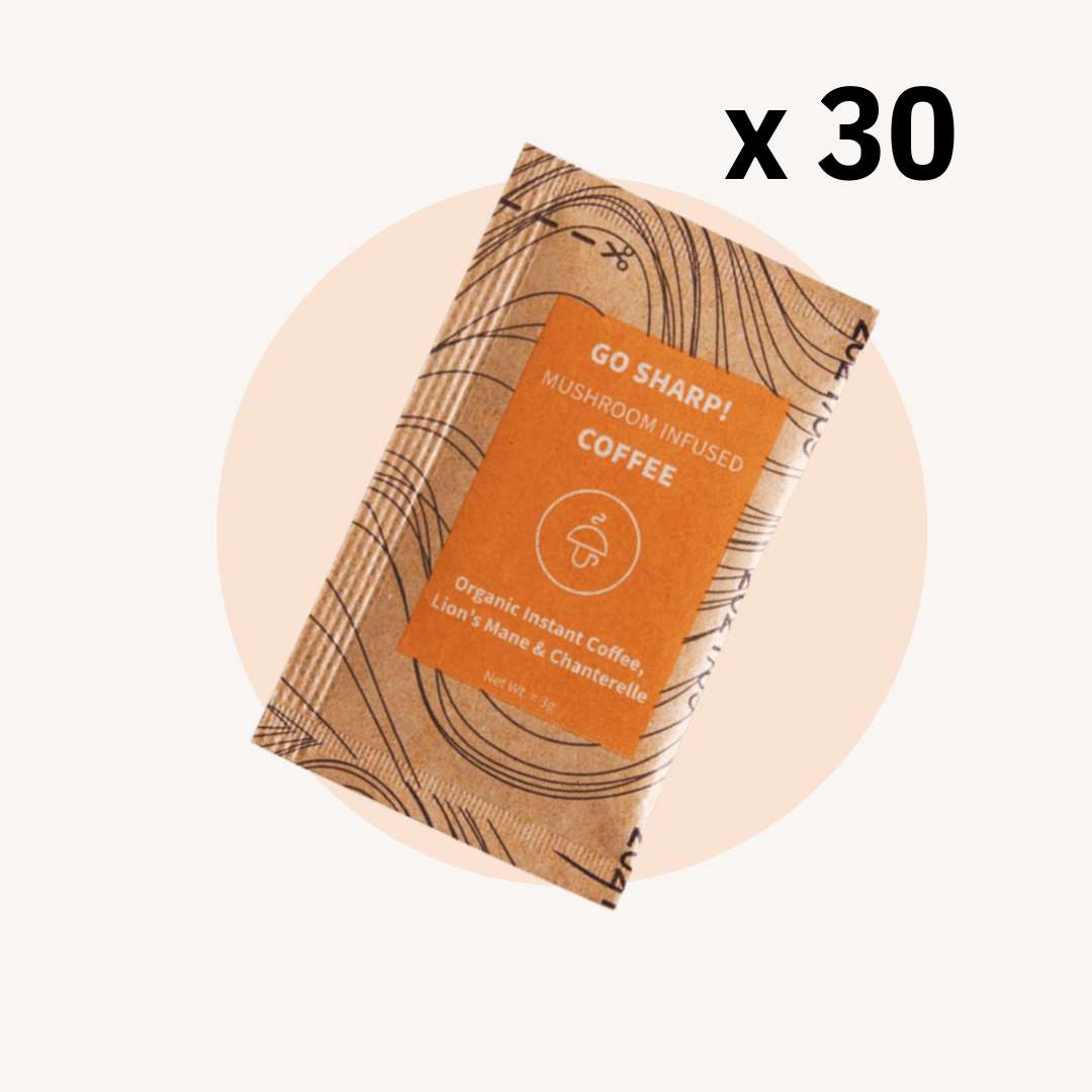 Go Sharp – organic instant coffee with Lion's Mane and Chanterelle - Slika 8