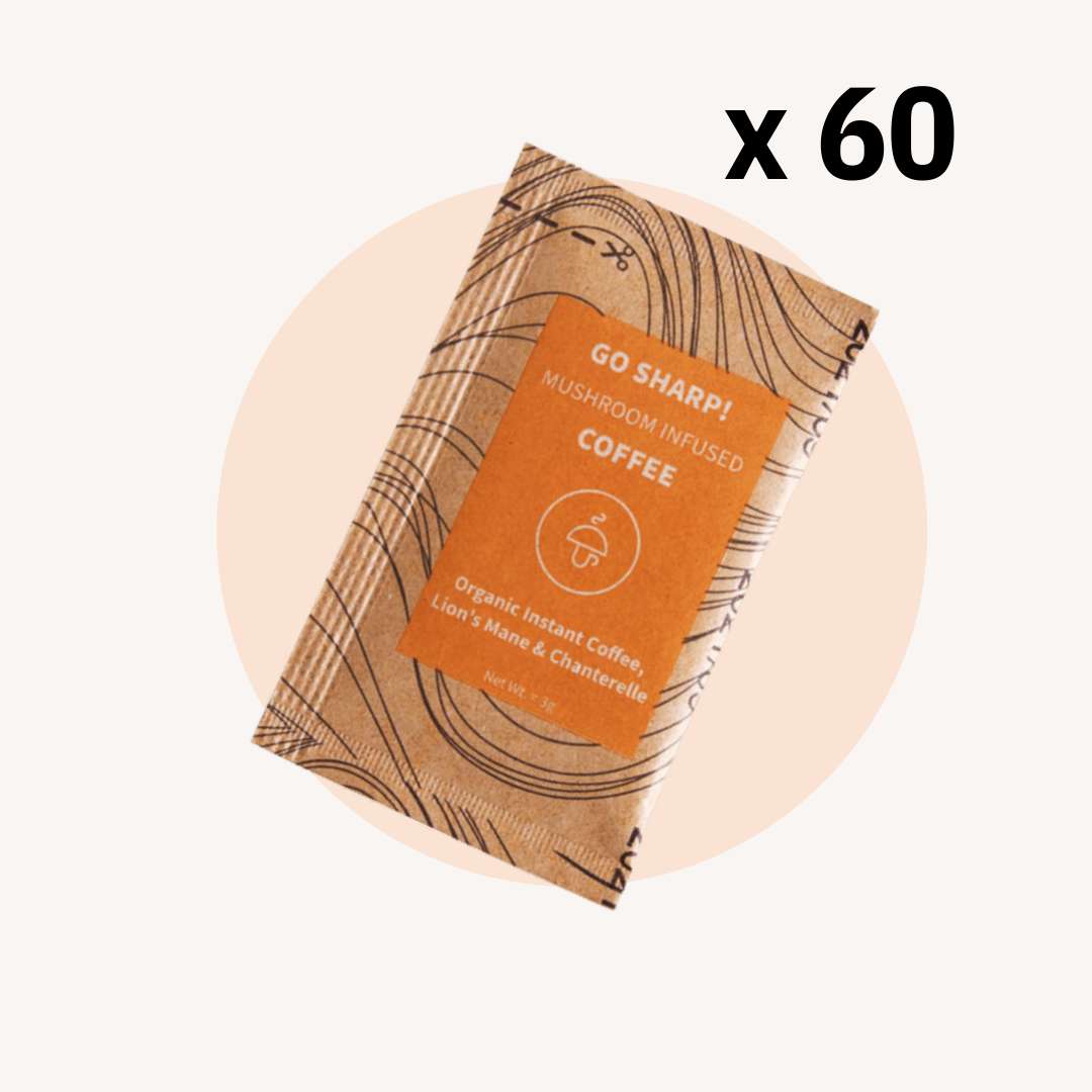 Go Sharp – organic instant coffee with Lion's Mane and Chanterelle - Slika 9