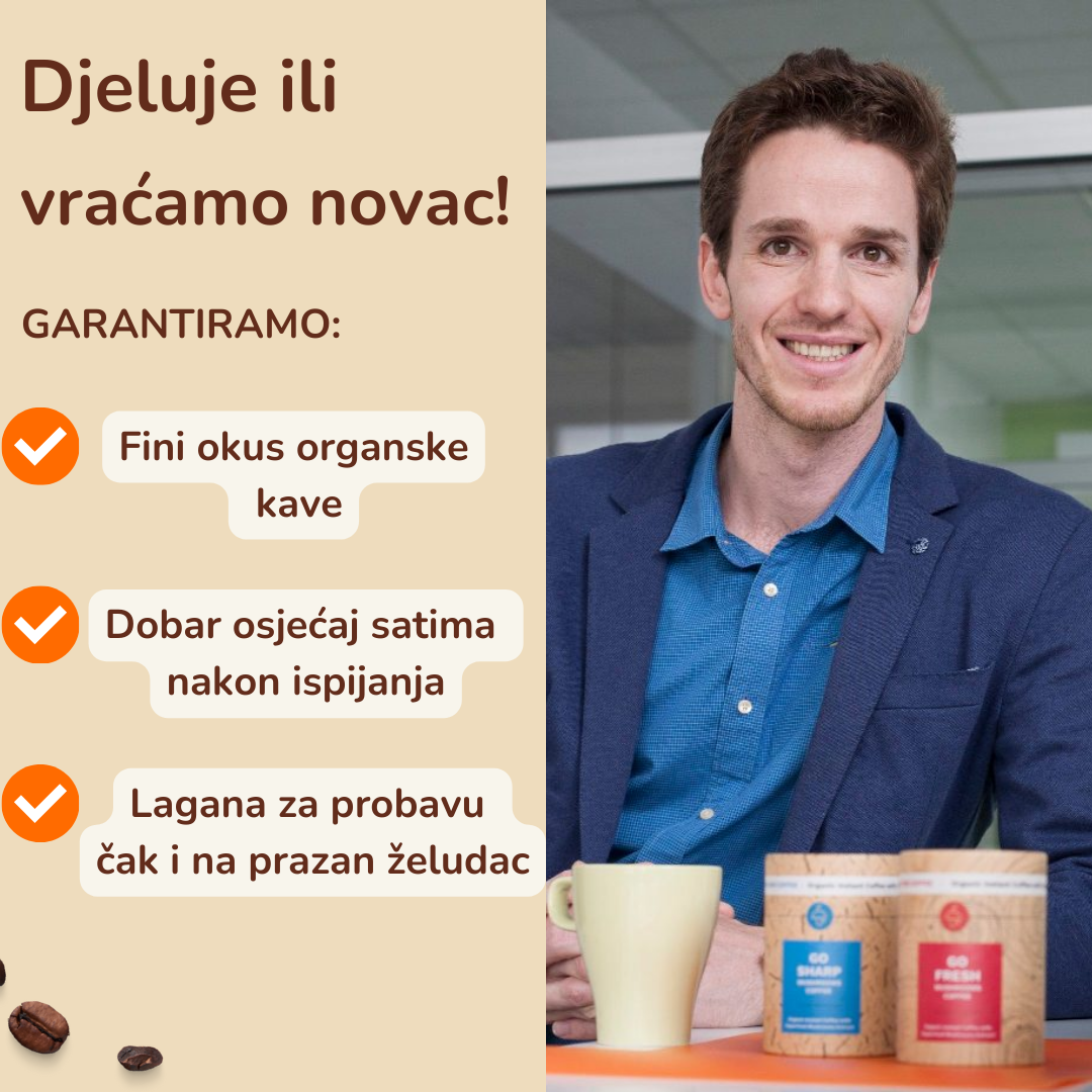 Go Tireless – organic instant coffee with Cordyceps and Chanterelle - Slika 5